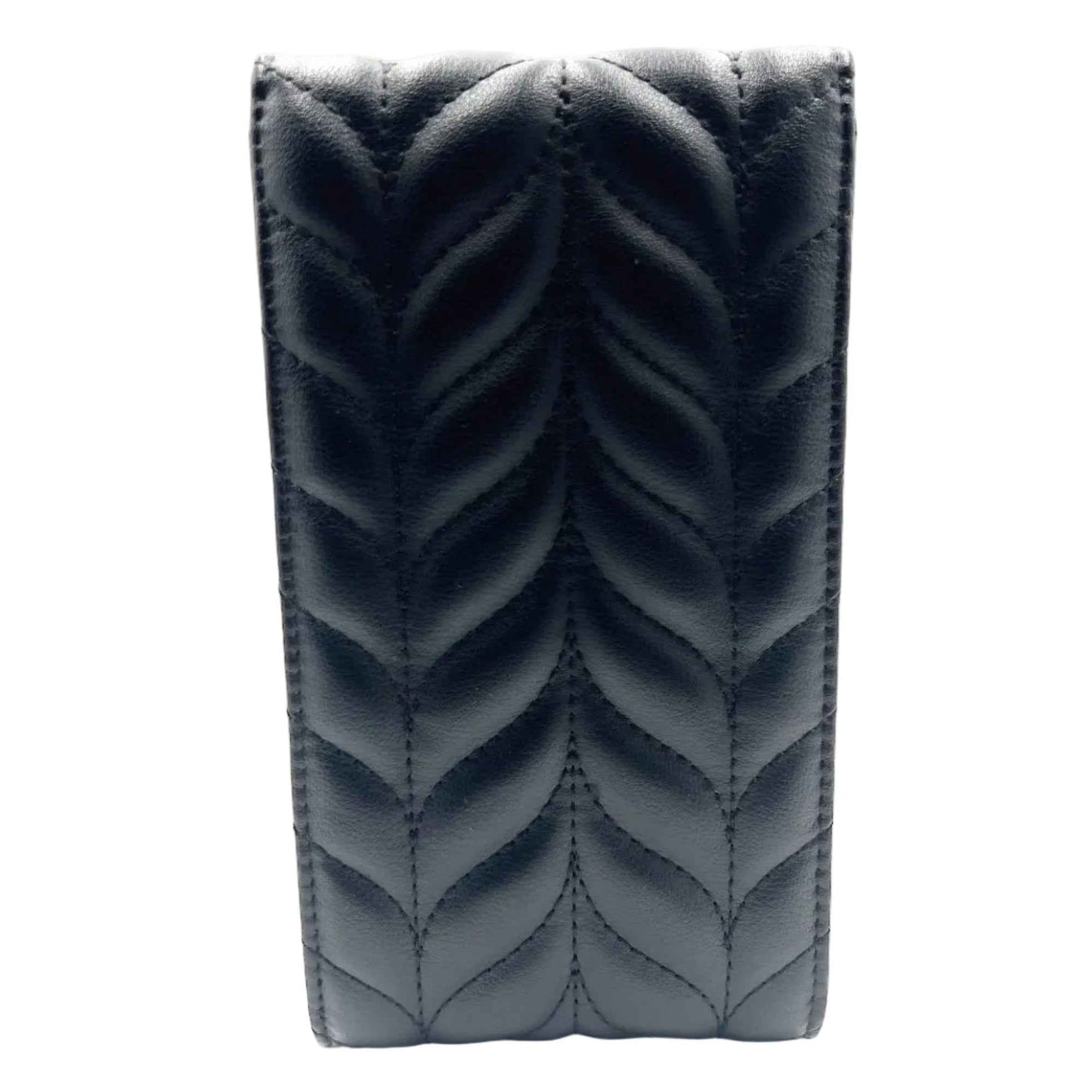 L'Écrin Smartphone – Cuir Matelassé & Chaîne Or